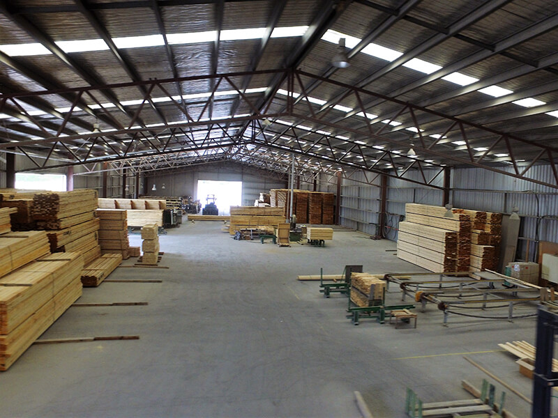 Inside the warehouse